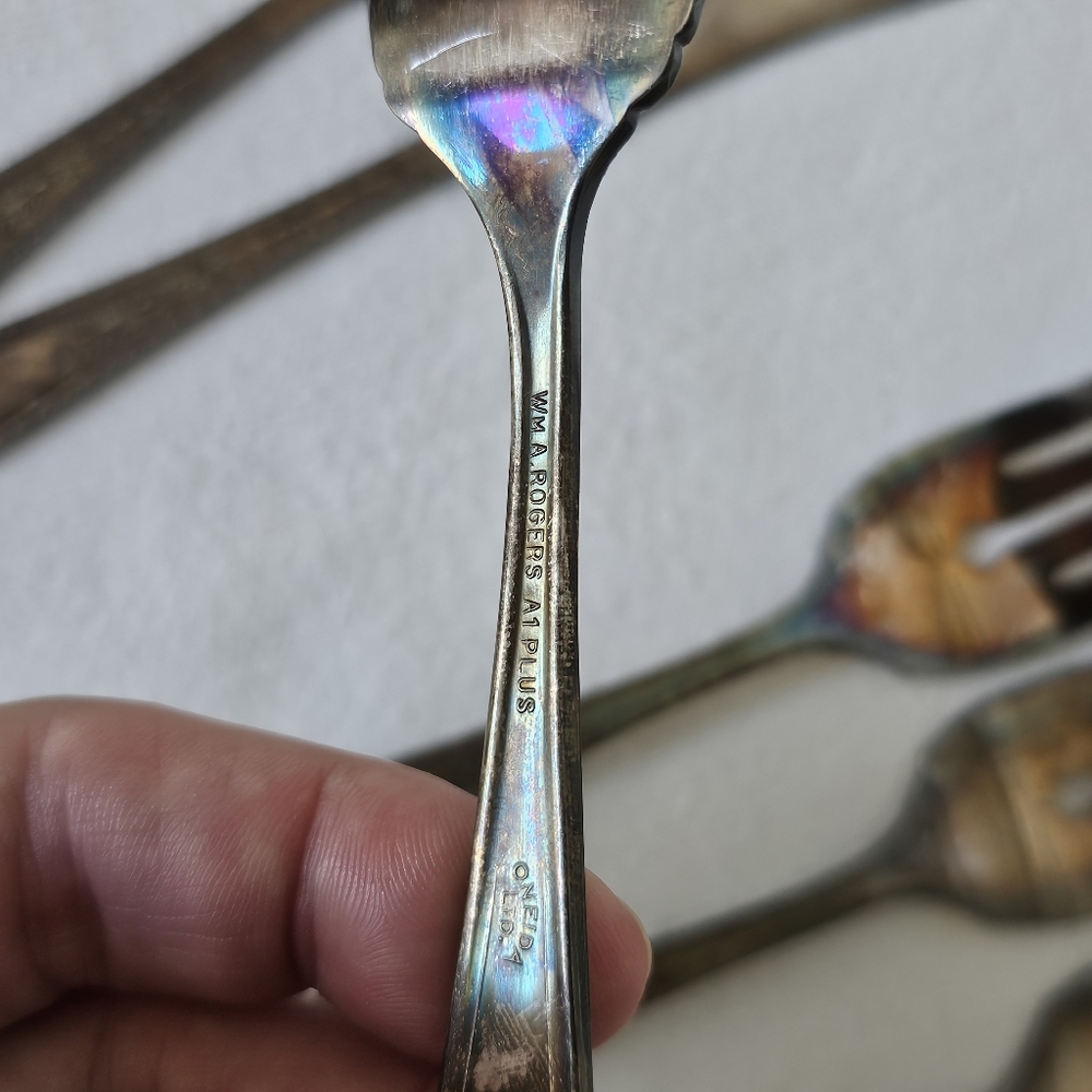 Wm A Rogers A1 Plus Silver Ramona 469 Cutlery Certificate Vintage Silverware - Picture 4 of 12